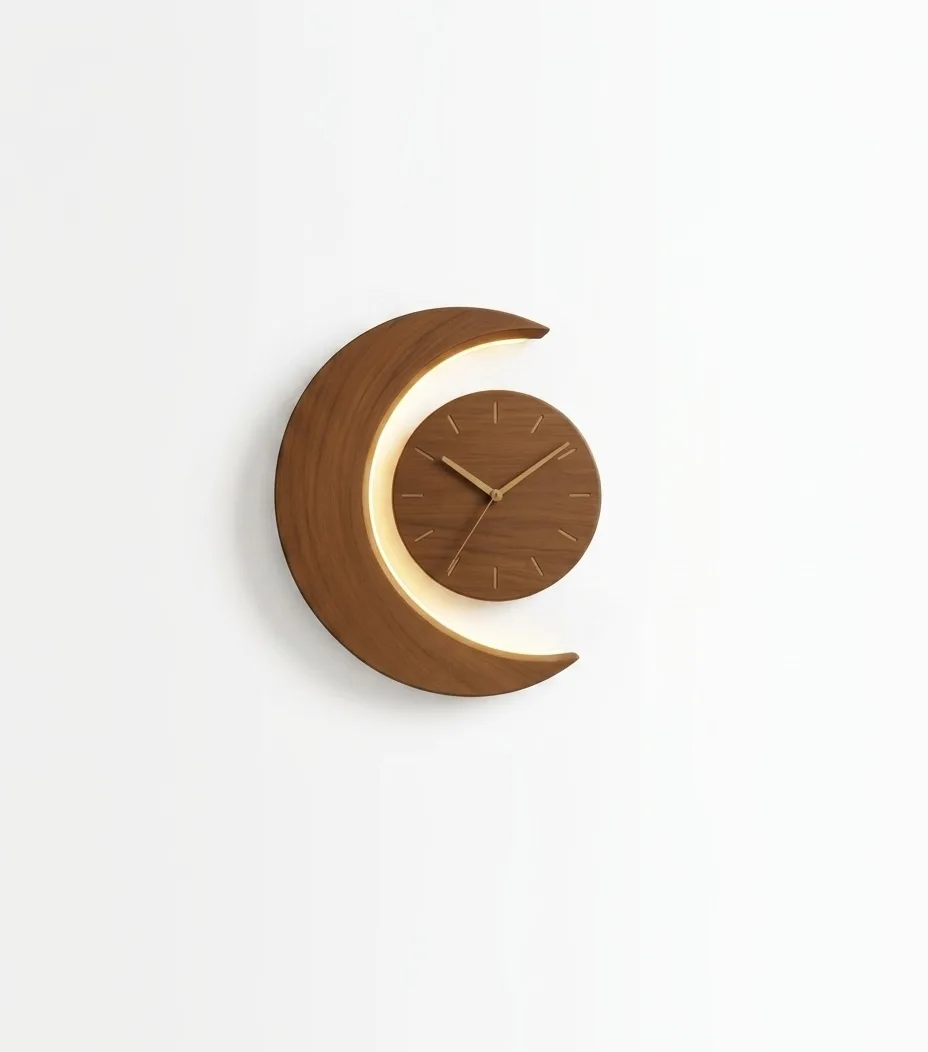 The Aura Geometric Arched Statement Wall Clock