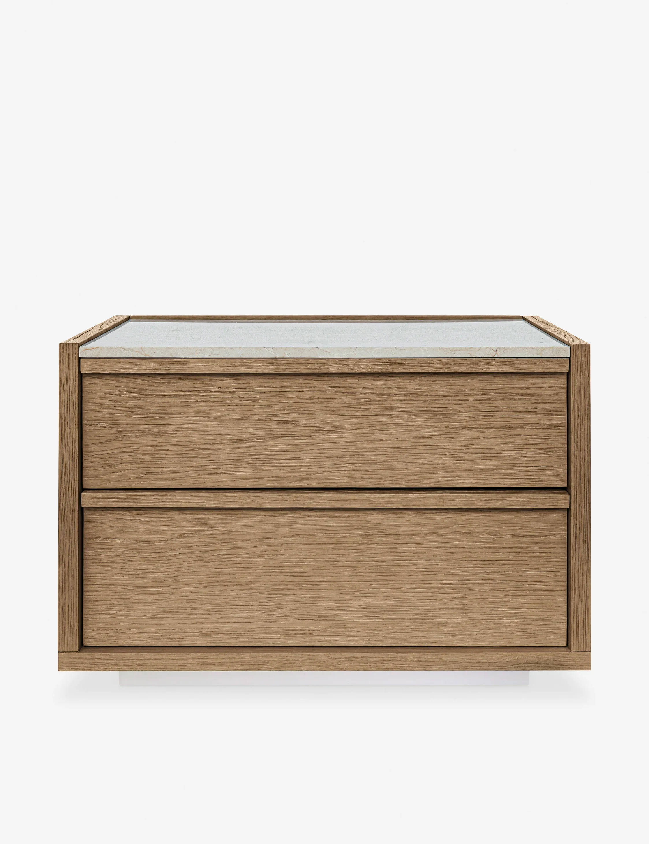 The Marble-Top Linear Nightstand ( Set of two )