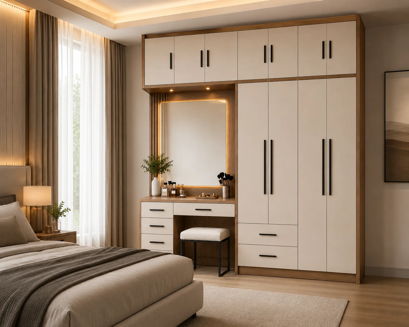 Serene Vanity Wardrobe