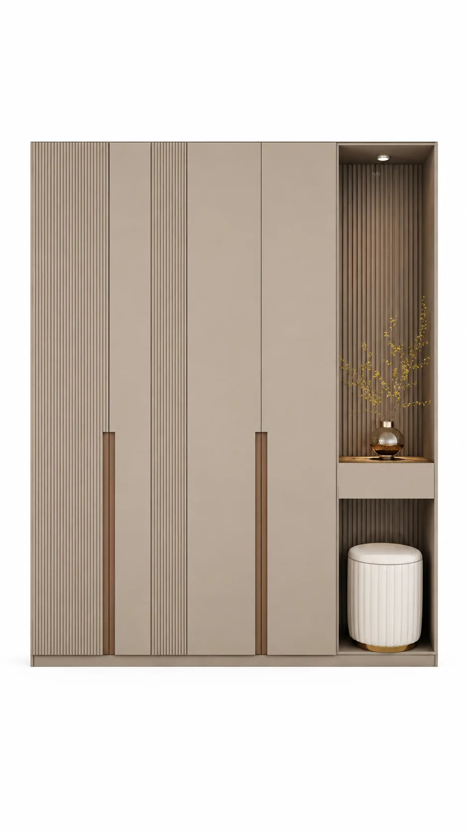 Verona Fluted Wardrobe