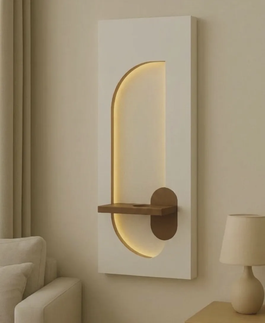 Lunara Crescent Wall Panel