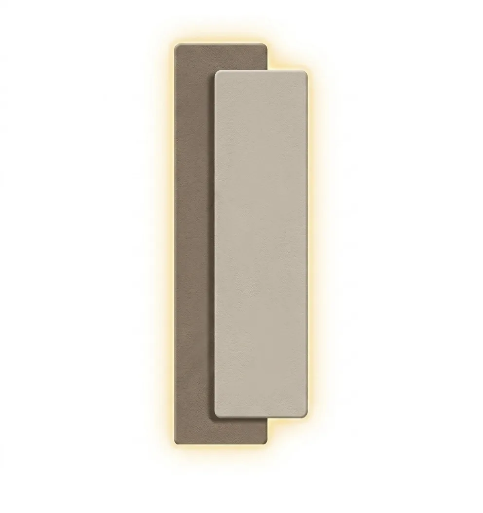 The Lumina Arch Textured Backlit Wall Console