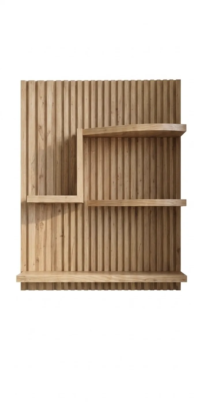 The Linear Arch Textured Feature Wall Console