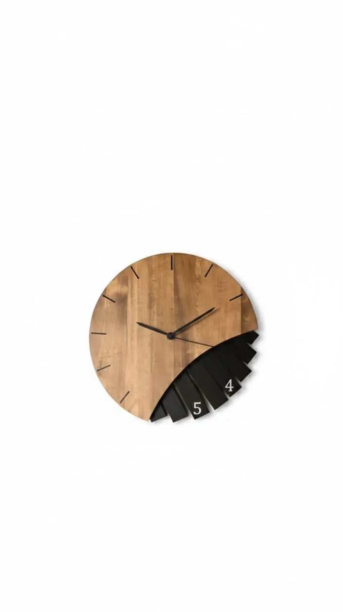 Radial Fan Wall Clock